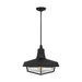 Myhouse Lighting Visual Comfort Studio - TO1021TXB - One Light Outdoor Pendant - Hollis - Textured Black