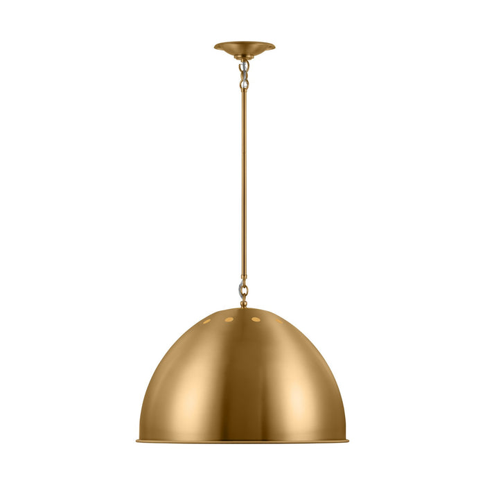 Myhouse Lighting Visual Comfort Studio - TP1171BBS - One Light Pendant - Robbie - Burnished Brass