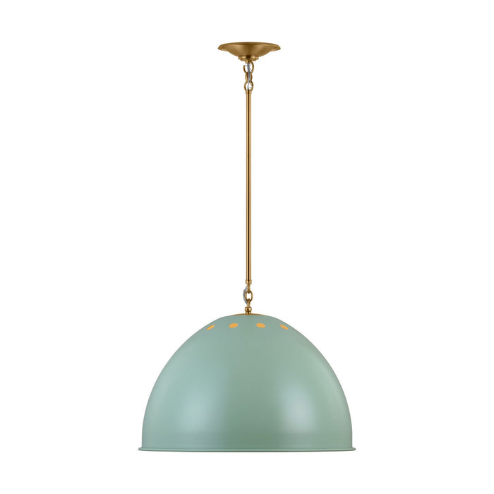 Myhouse Lighting Visual Comfort Studio - TP1171EPSBBS - One Light Pendant - Robbie - Eucalyptus