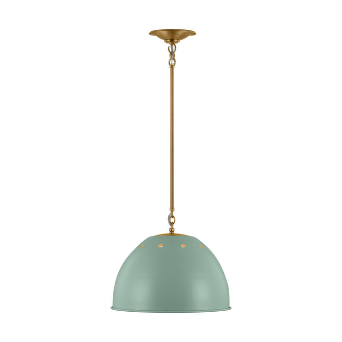 Myhouse Lighting Visual Comfort Studio - TP1181EPSBBS - One Light Pendant - Robbie - Eucalyptus