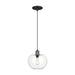 Myhouse Lighting Visual Comfort Studio - TP1211AI - One Light Pendant - Mela - Aged Iron