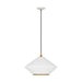 Myhouse Lighting Visual Comfort Studio - TP1221MWTBBS - One Light Pendant - Stanza - Matte White