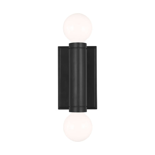 Myhouse Lighting Visual Comfort Studio - TW1042AI - Two Light Wall Sconce - Beckham Modern - Aged Iron