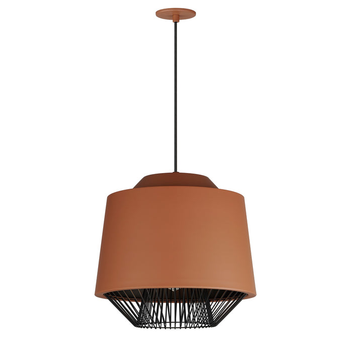 Myhouse Lighting ET2 - E11394-BRKBK - LED Pendant - Phoenix - Brick/Black