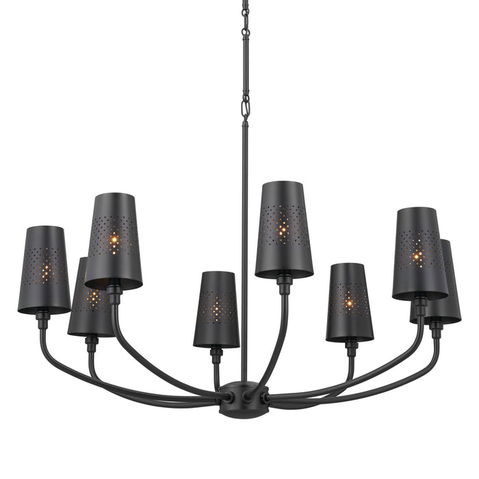 Myhouse Lighting Kichler - 52509BK - Eight Light Chandelier - Adeena - Black