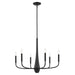 Myhouse Lighting Kichler - 52525BK - Six Light Chandelier - Deela - Black