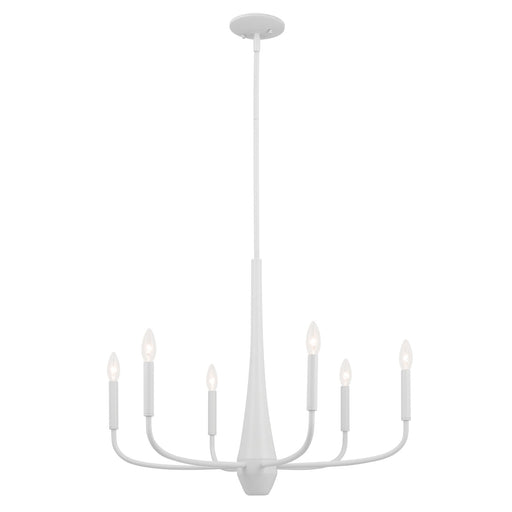 Myhouse Lighting Kichler - 52525WH - Six Light Chandelier - Deela - White