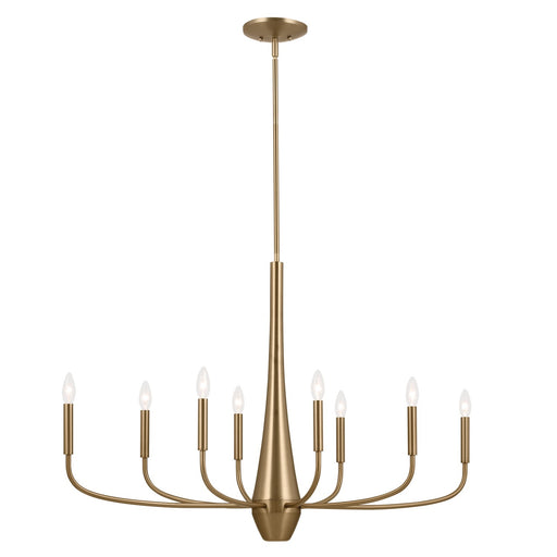 Myhouse Lighting Kichler - 52528CPZ - Eight Light Chandelier - Deela - Champagne Bronze