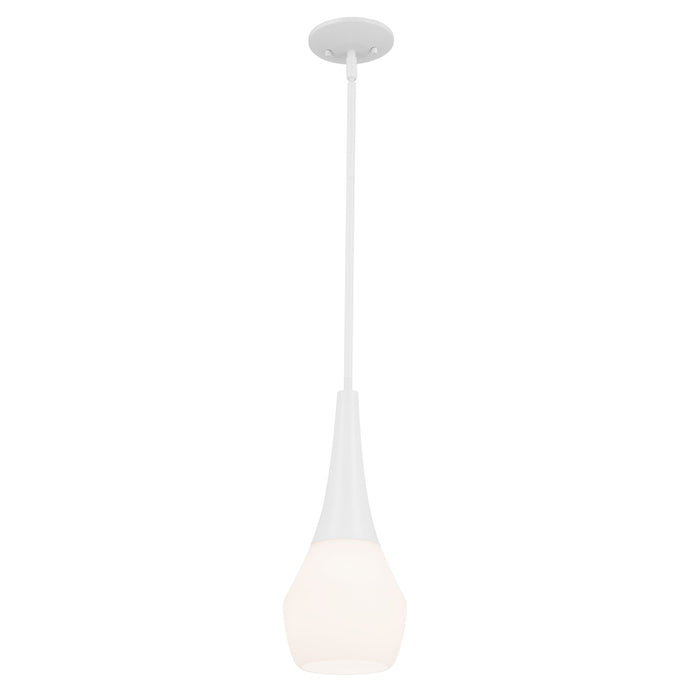 Myhouse Lighting Kichler - 52529WH - One Light Pendant - Deela - White