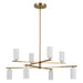 Myhouse Lighting Kichler - 52532CPZWH - LED Chandelier - Gala - Champagne Bronze