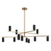 Myhouse Lighting Kichler - 52533CPZBK - LED Chandelier - Gala - Champagne Bronze