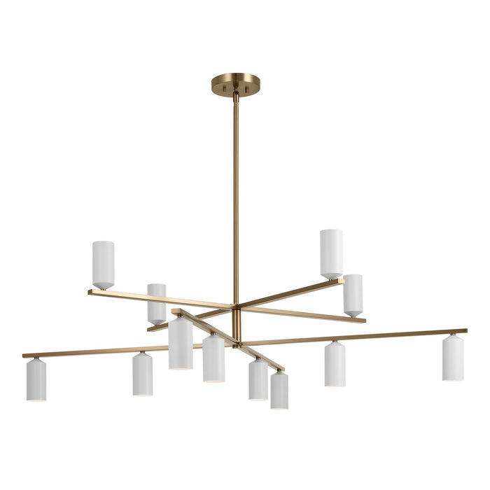 Myhouse Lighting Kichler - 52533CPZWH - LED Chandelier - Gala - Champagne Bronze