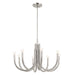 Myhouse Lighting Kichler - 52550PN - Eight Light Chandelier - Odensa - Polished Nickel