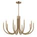 Myhouse Lighting Kichler - 52551CPZ - Ten Light Chandelier - Odensa - Champagne Bronze