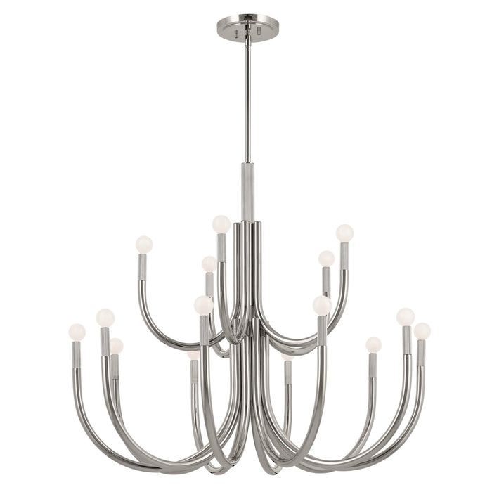 Myhouse Lighting Kichler - 52552PN - 15 Light Chandelier - Odensa - Polished Nickel