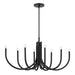 Myhouse Lighting Kichler - 52553BK - Eight Light Chandelier - Odensa - Black