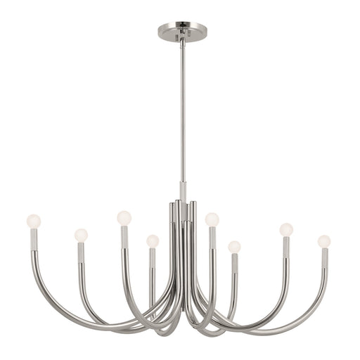 Myhouse Lighting Kichler - 52553PN - Eight Light Chandelier - Odensa - Polished Nickel