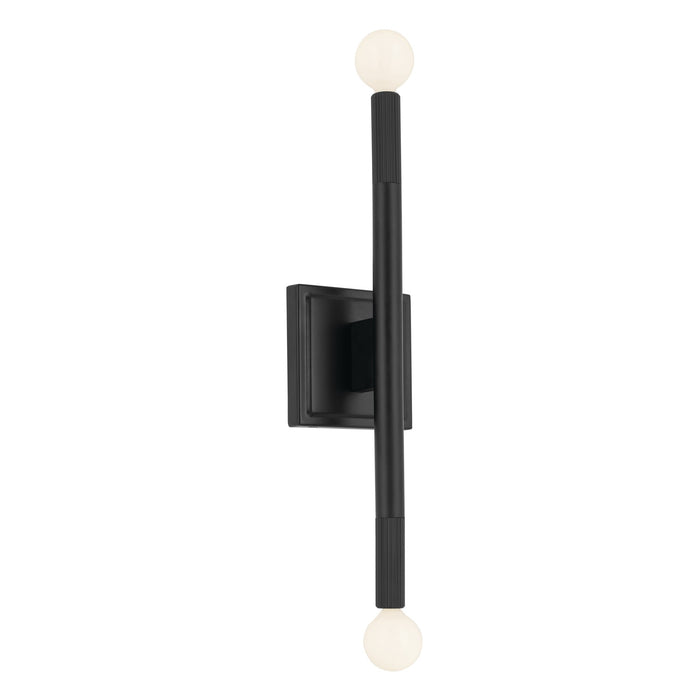 Myhouse Lighting Kichler - 52556BK - Two Light Wall Sconce - Odensa - Black