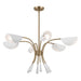 Myhouse Lighting Kichler - 52559CPZWH - Six Light Chandelier - Arcus - Champagne Bronze