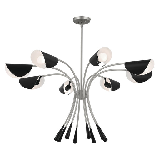 Myhouse Lighting Kichler - 52560SN - Eight Light Chandelier - Arcus - Satin Nickel