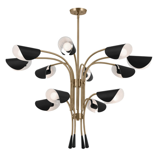 Myhouse Lighting Kichler - 52561CPZBK - 12 Light Chandelier - Arcus - Champagne Bronze