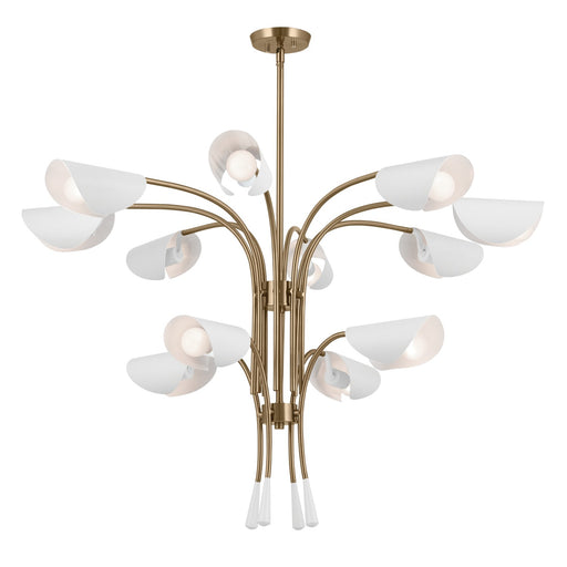 Myhouse Lighting Kichler - 52561CPZWH - 12 Light Chandelier - Arcus - Champagne Bronze