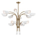 Myhouse Lighting Kichler - 52561CPZWH - 12 Light Chandelier - Arcus - Champagne Bronze