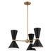 Myhouse Lighting Kichler - 52565CPZBK - Six Light Chandelier - Phix - Champagne Bronze