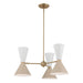 Myhouse Lighting Kichler - 52565CPZGRG - Six Light Chandelier - Phix - Champagne Bronze