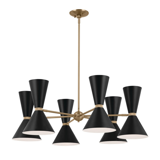 Myhouse Lighting Kichler - 52566CPZBK - 12 Light Chandelier - Phix - Champagne Bronze