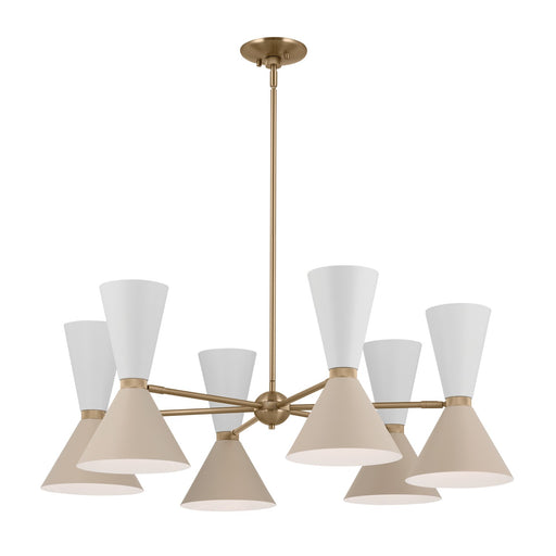 Myhouse Lighting Kichler - 52566CPZGRG - 12 Light Chandelier - Phix - Champagne Bronze