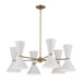 Myhouse Lighting Kichler - 52566CPZWH - 12 Light Chandelier - Phix - Champagne Bronze