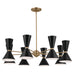 Myhouse Lighting Kichler - 52567CPZBK - 16 Light Chandelier - Phix - Champagne Bronze