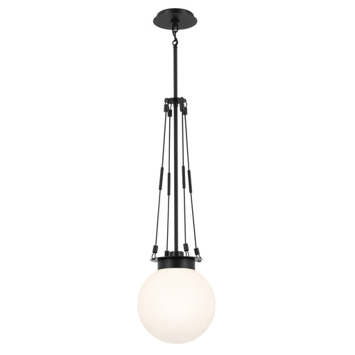 Myhouse Lighting Kichler - 52582BK - One Light Pendant - Albers - Black