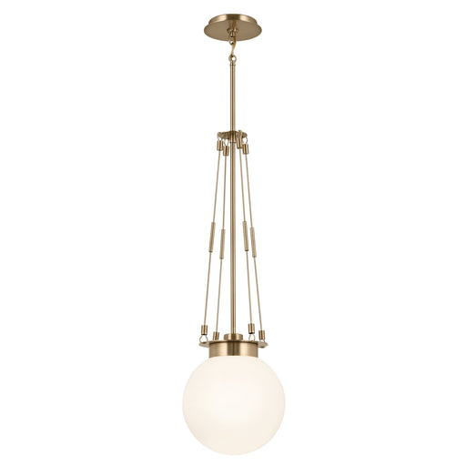 Myhouse Lighting Kichler - 52582CPZ - One Light Pendant - Albers - Champagne Bronze