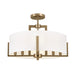 Myhouse Lighting Kichler - 52592CPZ - Eight Light Semi Flush Mount - Malen - Champagne Bronze