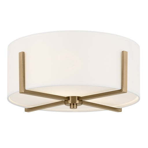 Myhouse Lighting Kichler - 52593CPZ - Two Light Flush Mount - Malen - Champagne Bronze