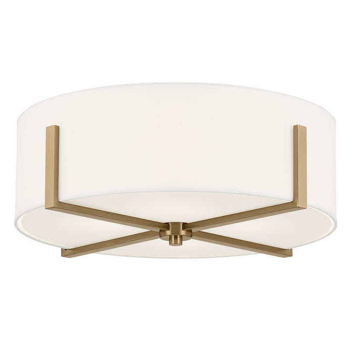 Myhouse Lighting Kichler - 52594CPZ - Four Light Flush Mount - Malen - Champagne Bronze