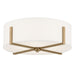 Myhouse Lighting Kichler - 52594CPZ - Four Light Flush Mount - Malen - Champagne Bronze