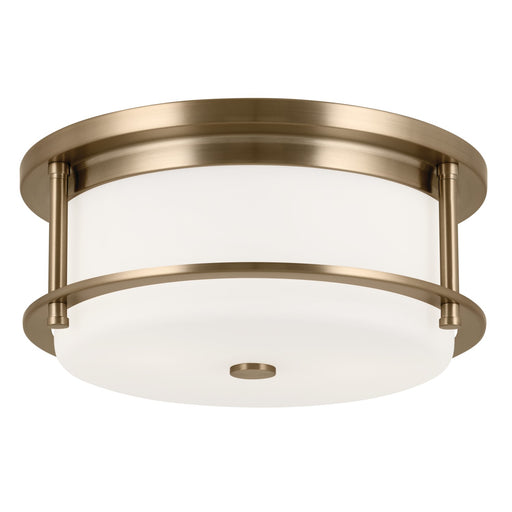 Myhouse Lighting Kichler - 52595CPZ - Two Light Flush Mount - Brit - Champagne Bronze