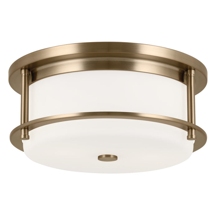 Myhouse Lighting Kichler - 52595CPZ - Two Light Flush Mount - Brit - Champagne Bronze