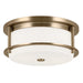 Myhouse Lighting Kichler - 52595CPZ - Two Light Flush Mount - Brit - Champagne Bronze