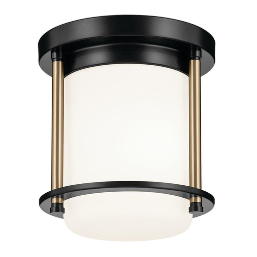 Myhouse Lighting Kichler - 52596BKCPZ - One Light Flush Mount - Brit - Black