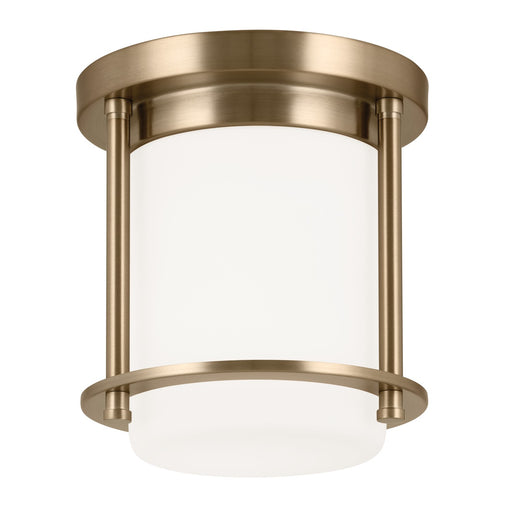 Myhouse Lighting Kichler - 52596CPZ - One Light Flush Mount - Brit - Champagne Bronze