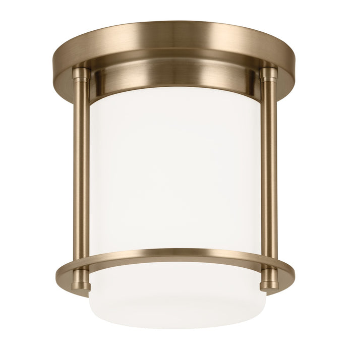 Myhouse Lighting Kichler - 52596CPZ - One Light Flush Mount - Brit - Champagne Bronze