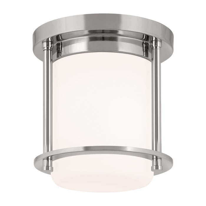 Myhouse Lighting Kichler - 52596PN - One Light Flush Mount - Brit - Polished Nickel