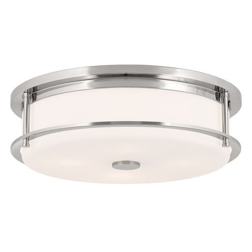 Myhouse Lighting Kichler - 52597PN - Four Light Flush Mount - Brit - Polished Nickel