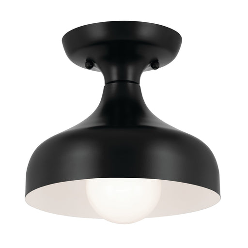 Myhouse Lighting Kichler - 52599BK - One Light Semi Flush Mount - Sisu - Black