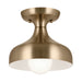 Myhouse Lighting Kichler - 52599CPZ - One Light Semi Flush Mount - Sisu - Champagne Bronze