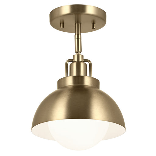 Myhouse Lighting Kichler - 52601CPZ - One Light Semi Flush Mount - Niva - Champagne Bronze